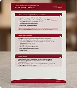 EOFY CLIENT CHECKLISTS